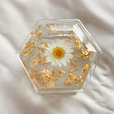 Daisy Collection Trinket Dish With Lid